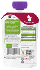 FRECHE FREUNDE Bio Quetschie Apple, Birne & Maracuja, Fruchtmus mit Obst im Quetschbeutel für Babies from 6. Month, vegán, 6er Pack (6 x 100g)