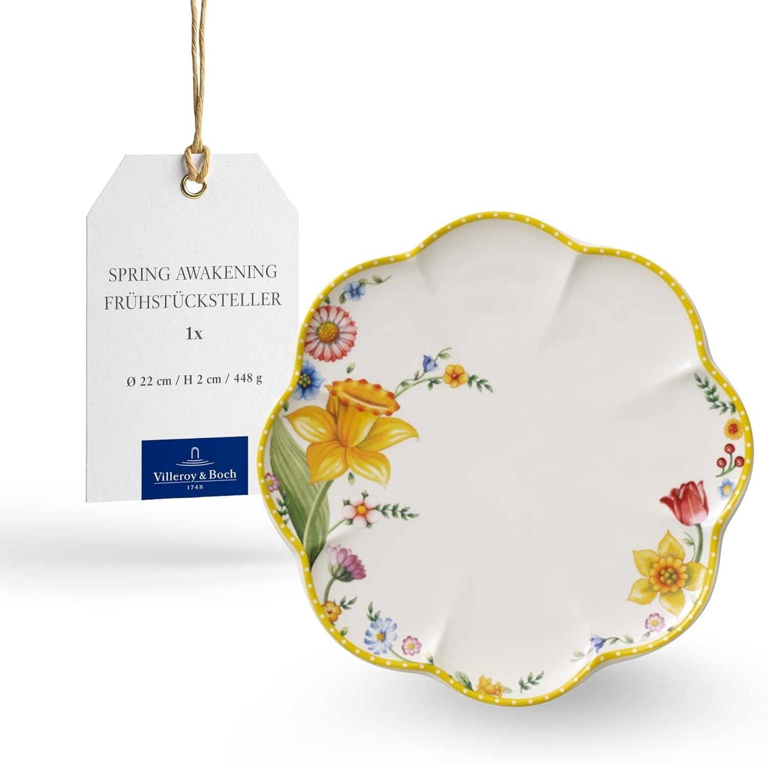 Villeroy & Boch – Spring Awakening Frühstücksset Für 2 Personen, 6 Teilig, Ostergeschirr Set Frühstück, Ostern, Kaffeeservice, Geschirr Frühling, Porzellan Seturi vesela masa Naty Shop Frühstücksteller