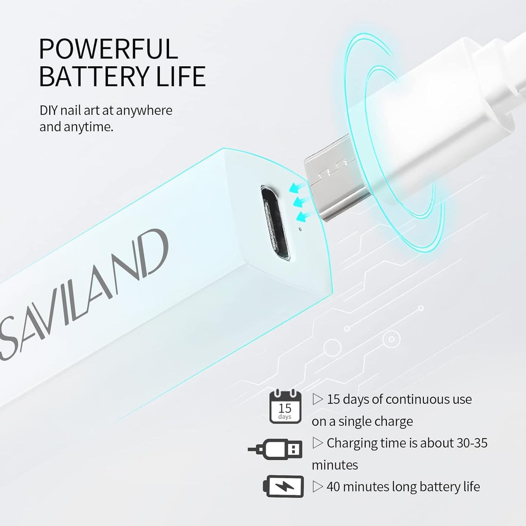 Saviland U V Lampe Für Gelnägel: Mini U V Lampe Für NägelSchützen Sie Die Haut Wiederaufladbar Klein LED Nagellack Trocknergerät Für Nagellack Aufbaugel Nail Tips Nagelkleber Geschenke Für Frauen
