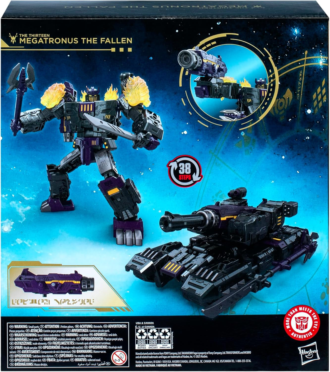 Transformers Age of the Primes Leader-Class the Thirteen Megatronus the Fallen Action figures Naty Shop