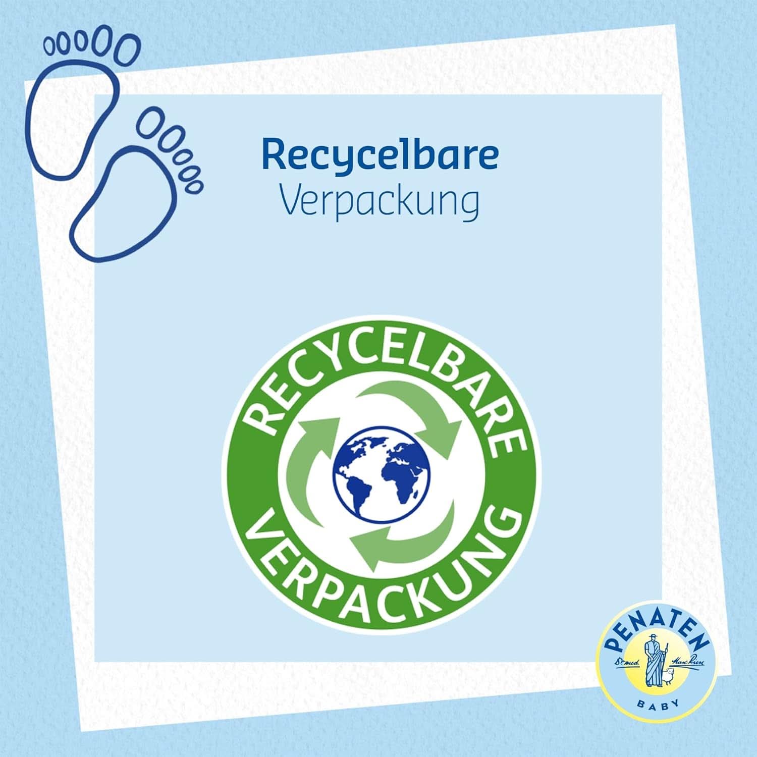 PENATEN Wash & Shower Cream (400 ml), tusfürdő és sampon babáknak, parabének és színezékek nélkül készült Mother and Child Naty Shop