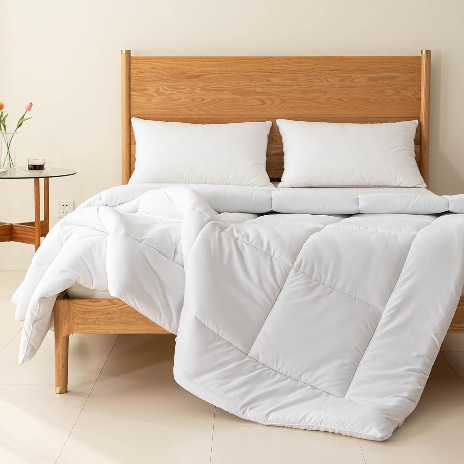 Good Nite Quilt All Seasons Paplan 155X220 cm 4 Seasons Paplanok Mikroszálas Paplan Four Seasons Paplan Fehér (155X220 Cm) Paplanok és paplanok Naty Shop