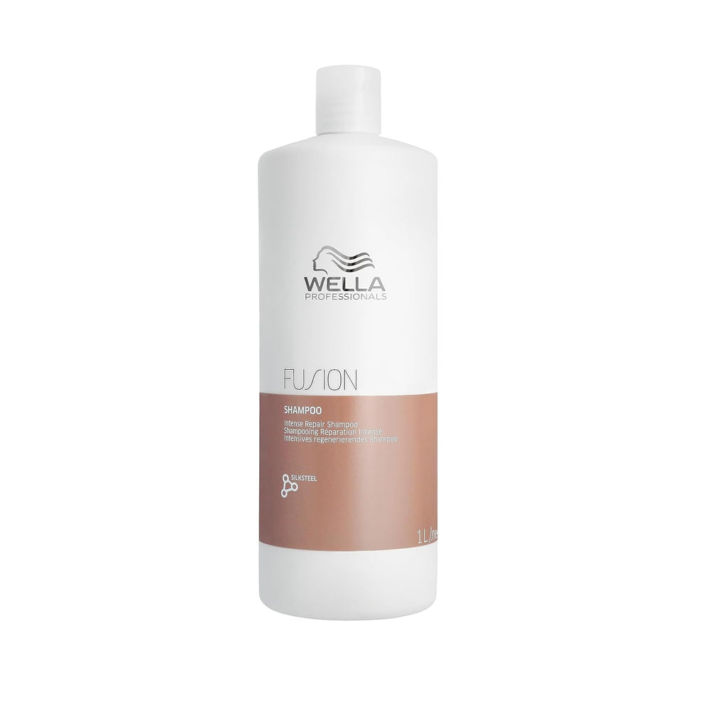 Wella Professionals Fusion Intense Repair - Professzionális ápolás a töredezett hajért Zuhanyzó és fürdő Wella sampon 1 liter