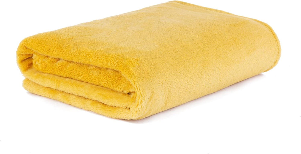 HOMLA Bolyhos és meleg piros polár takaró - kanapéhoz és ágyhoz Kényelmes takaró Kanapétakaró Nappali takaró - könnyen karbantartható 150 X 200 cm Rózsaszín Ágyak és Takarók Besuche den HOMLA-Store Mustárvörös Poliészter 150X200 Cm