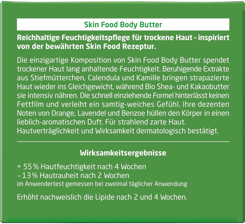 WELEDA Organic Skin Food Body Butter, Cremă unisex de îngrijire a corpului pentru îngrijirea pielii uscate și aspre, 150 ml Duș și baie Naty Shop