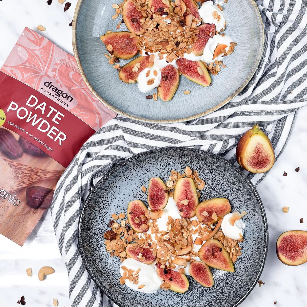 Datolyapor 100%-ban bio, vegán és gluténmentes, természetesen édes, 6 x 250 gramm Naty Shop dehidratált termékek