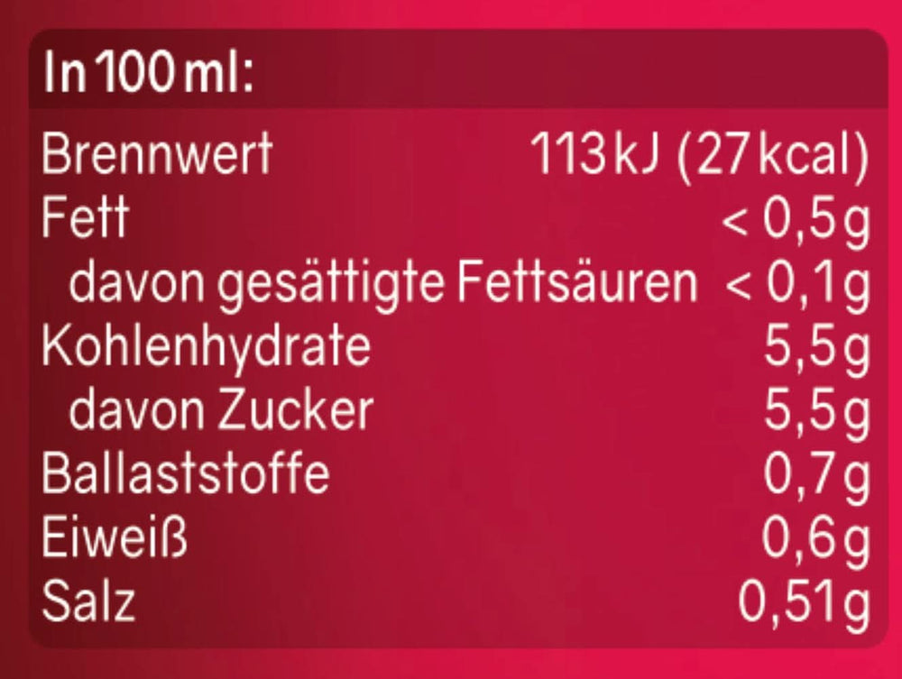 RABENHORST (6 x 700 ml) - Kiváló minőségű zöldséglé különböző zöldségekből, intenzív fűszeres ízzel Alkoholmentes italok Naty Shop