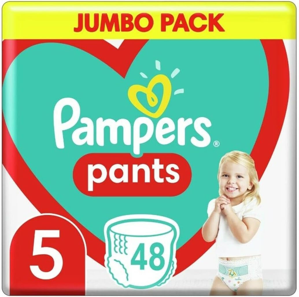 Pampers Pants pelenka 5-ös méret (12-17 kg), 48 db, védelem és kényelem. Könnyen használható Pampers pelenka.
