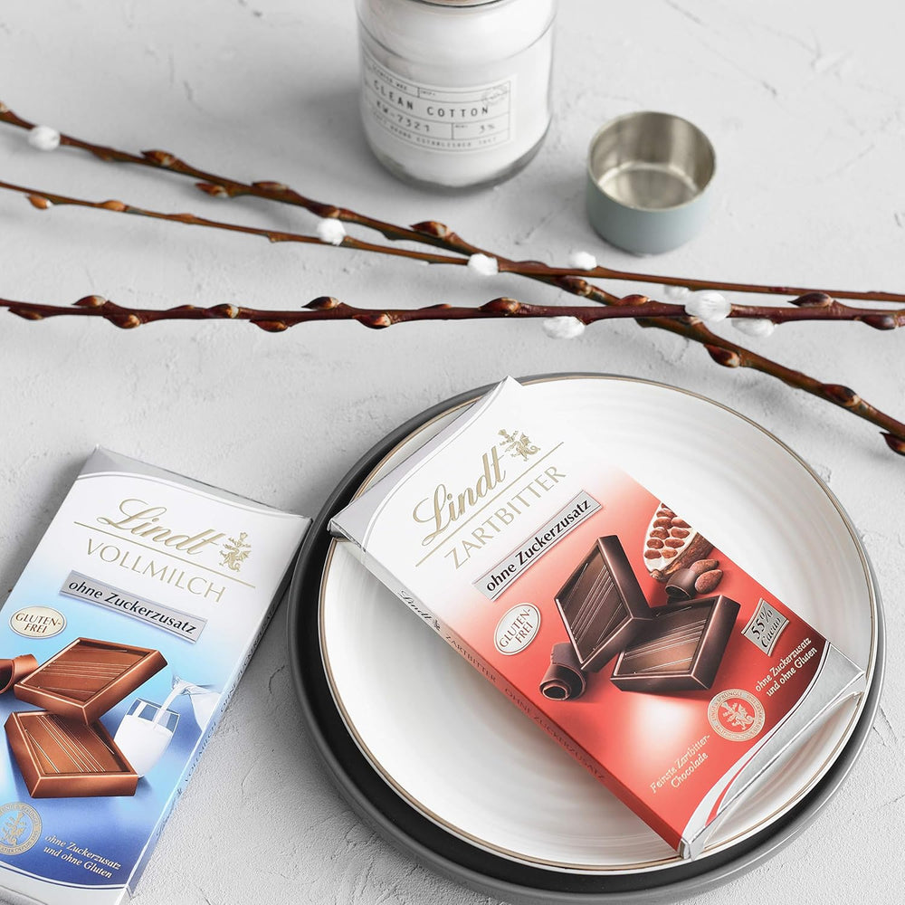 Étcsokoládé hozzáadott cukor nélkül | Tabletta 100g | A legfinomabb 55% kakaóval, gluténmentes | Csokoládé | Csokoládé ajándékkészlet (4 db-os csomag)