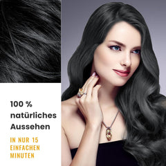 Șampon negru pentru vopsirea părului gri, șampon negru pentru vopsirea părului gri 3 în 1, șampon pentru vopsirea părului pentru bărbați și femei, șampon împotriva părului gri (500 ml) Vopsea pentru par Naty Shop