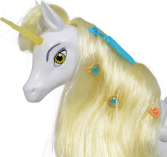 Simba 109480093 - Mia and Me Einhorn Onchao, mit beweglichen Flügeln, Haarclips, Bürste zum Frisieren, Spielpferd, Pony, Centopia, ab 3 Jahren, Rosa
