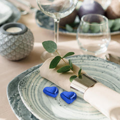 Günthart 150 kék csokoládé szív nugát töltelékkel | Pingvinek nugát krémmel | Blue Chocolate Penguin Hearts | Verseny | Kék csokoládé szívek | Pingvin (1,2 kg)