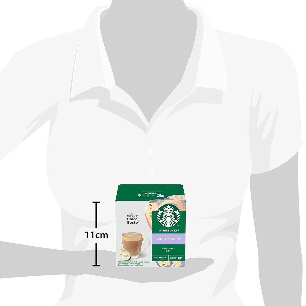 STARBUCKS White Mocha by Nescafé Dolce Gusto Kaffeekapseln 6 x 12 (72 Kapseln)