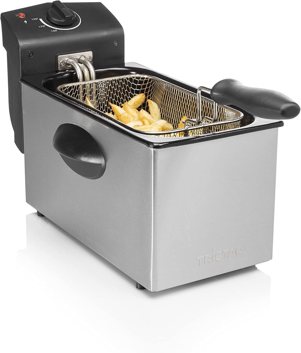 Tristar olajsütő FR-6935, 2000 watt, 3 liter, termosztát, hideg zóna, 3-4 személyes, fém Készülékek Naty Shop Alapbeállítás