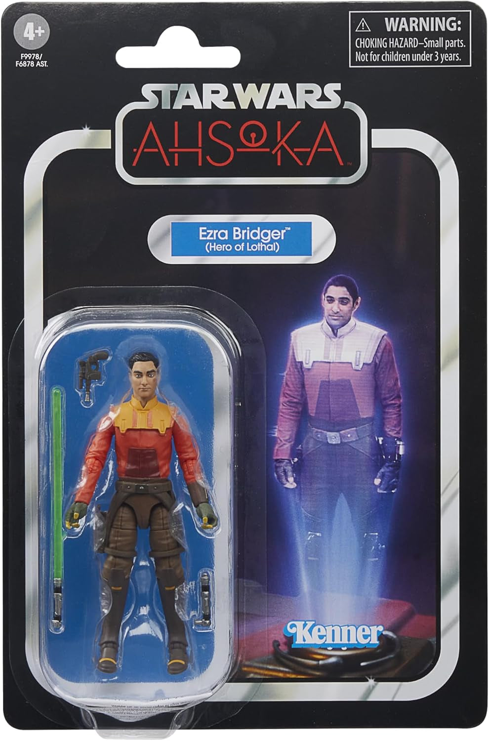 Star Wars Vintage Collection Ezra Bridger (Hero of Lothal), Star Wars: Ahsoka akciófigura, 9,5 cm-es léptékű akciófigurák Naty Shop