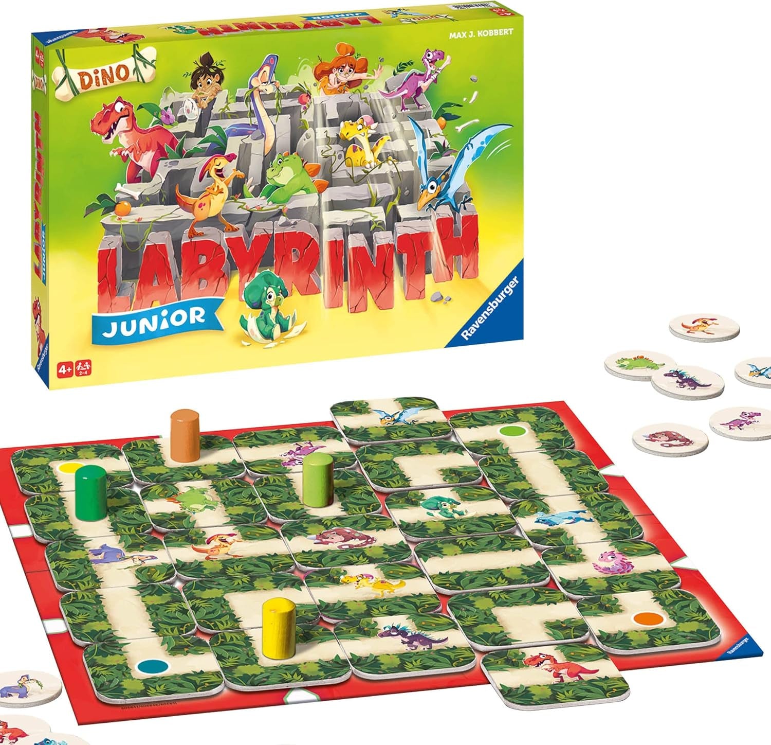 Ravensburger Gyermekjáték 20847 - Junior Labyrinth - Családi klasszikus kisgyermekek számára, Játék 4 éves kortól - Társasjáték 2-4 játékos számára, Junior Edition