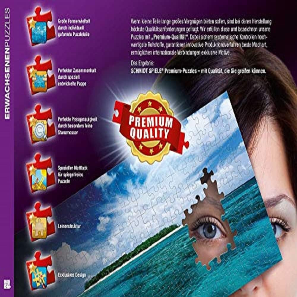 Schmidt Spiele Romantikus tájház, kirakós 500 darabos Puzzle Naty Shop