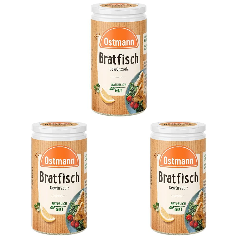 Ostmann Gewürze - Bratfisch Gewürzsalz | Nachfüllbare & újrahasznosítható Verpackung | 50 g Der Streudose-ban