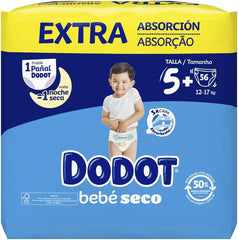 Baby Dry Extra - Jumbo csomag, 5-56 darabos méretben