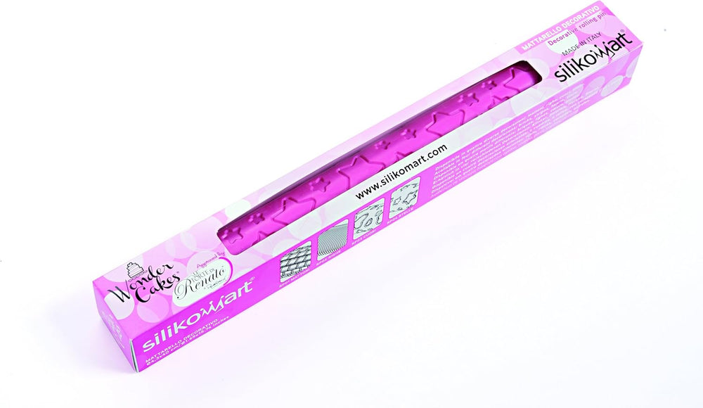 Silikomart | Tortendekoration aus Silikon, Farbe Rosa, Maße 43 mm,