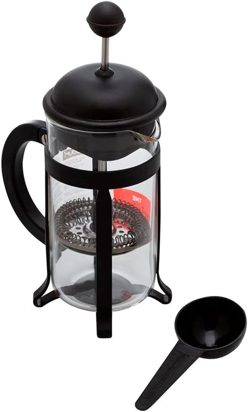 Cafetieră Bodum 1908-01 Java, 8 căni, 1 L, multistrat, neagră, 10,6 x 16,3 x 24,5 cm, 6 bucăți