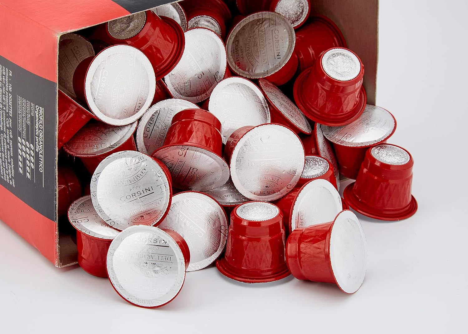 Caffè Corsini - Classico Italiano, Miscela Di Caffè In Capsule Compatibili Nespresso, Gusto Forte E Deciso - Confezione Da 100 Capsule