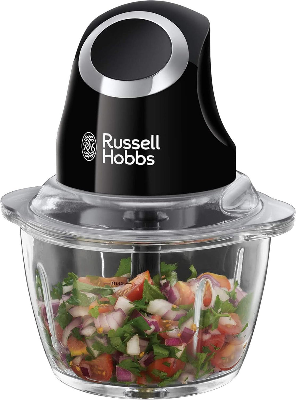 Russell Hobbs Standmixer [1.5L Glasbehälter] Matt Schwarz (Starker 0.9PS Motor, Impuls-/Ice-Crush-Funktion, Edelstahlmesser, Bpa-Frei Mixer, Elektrischer Zerkleinerer, Smoothie-Maker) 24722-56 Zcheninkleer Natura Shop