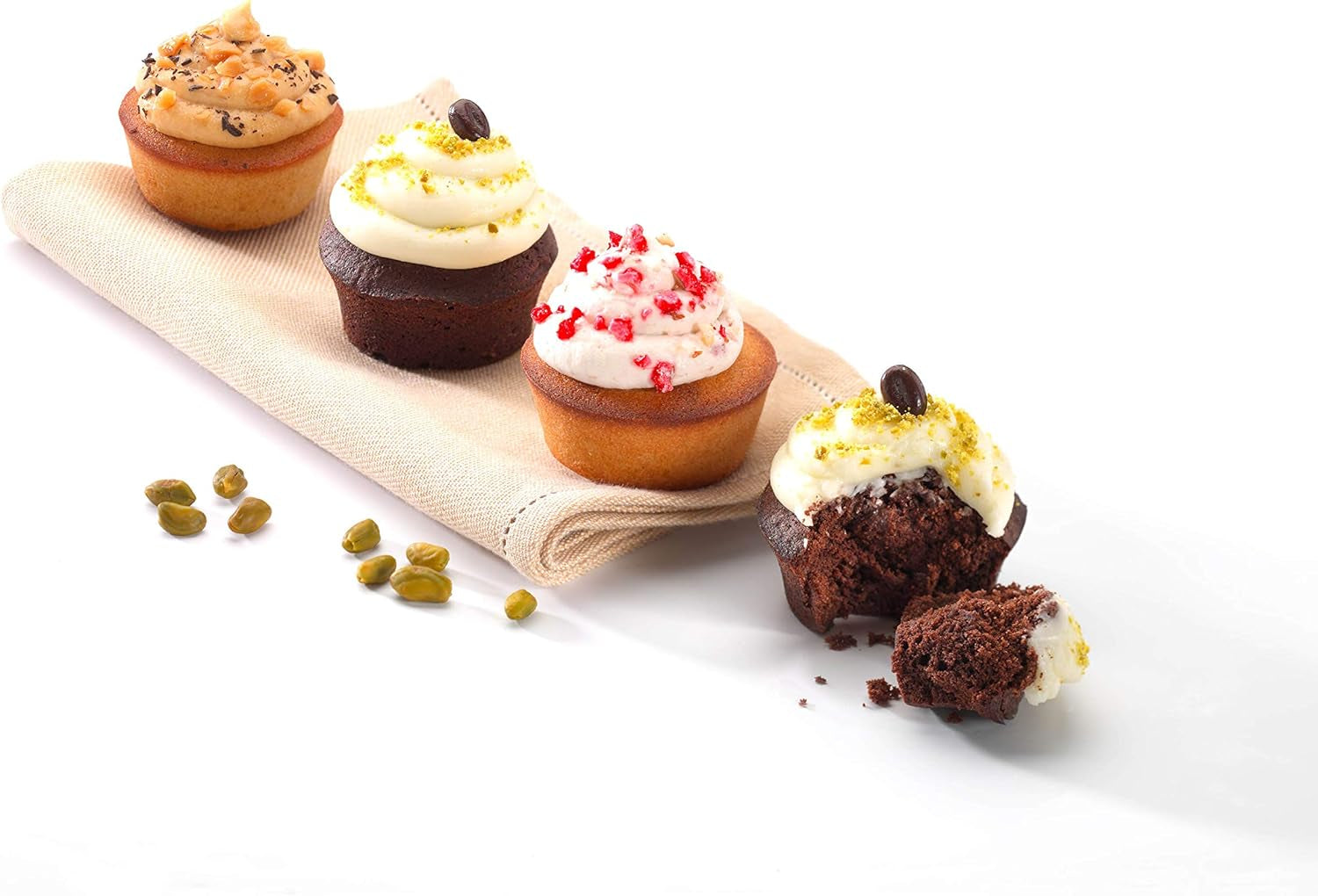 Pyrex BANDEJA 6 MAGDALENAS ASYMETRIA PX Muffinförmchen, Metall, Bunt, 6 Magdalena Formák és tepsi Naty Shop