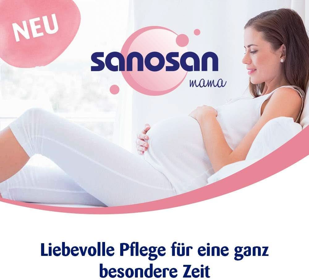 Sanosan Stretch Mark Minimiser, klinikailag tesztelt - bizonyítottan csökkenti a terhesség utáni striákat, paraffinolaj, színezékek, szilikonok, 75 ml Kozmetika és Beauty Naty Shop nélkül