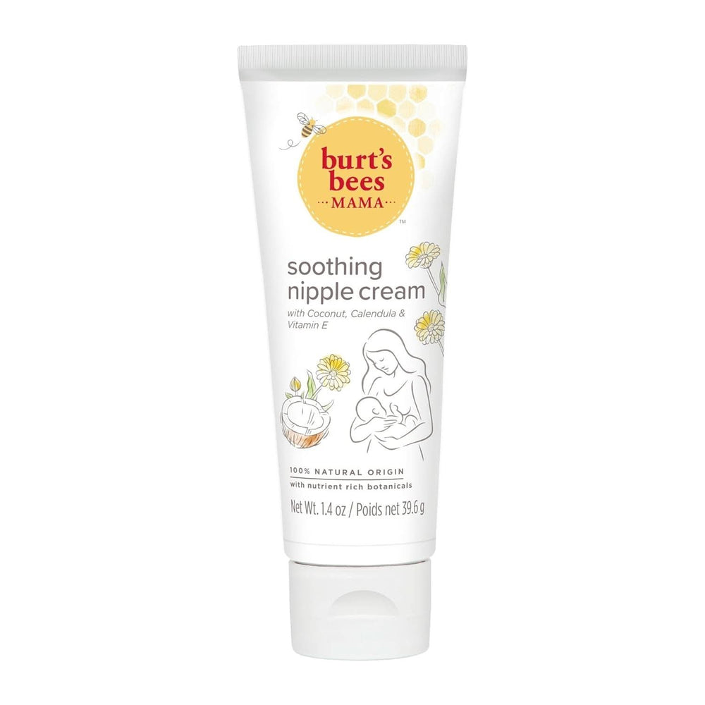 Burt'S Bees® Mama nyugtató mellbimbókrém kókuszdióval, körömvirággal és E-vitaminnal, 100%-ban természetes, 1,4 uncia Kiegészítők Étel és szoptatás Baby Naty Shop
