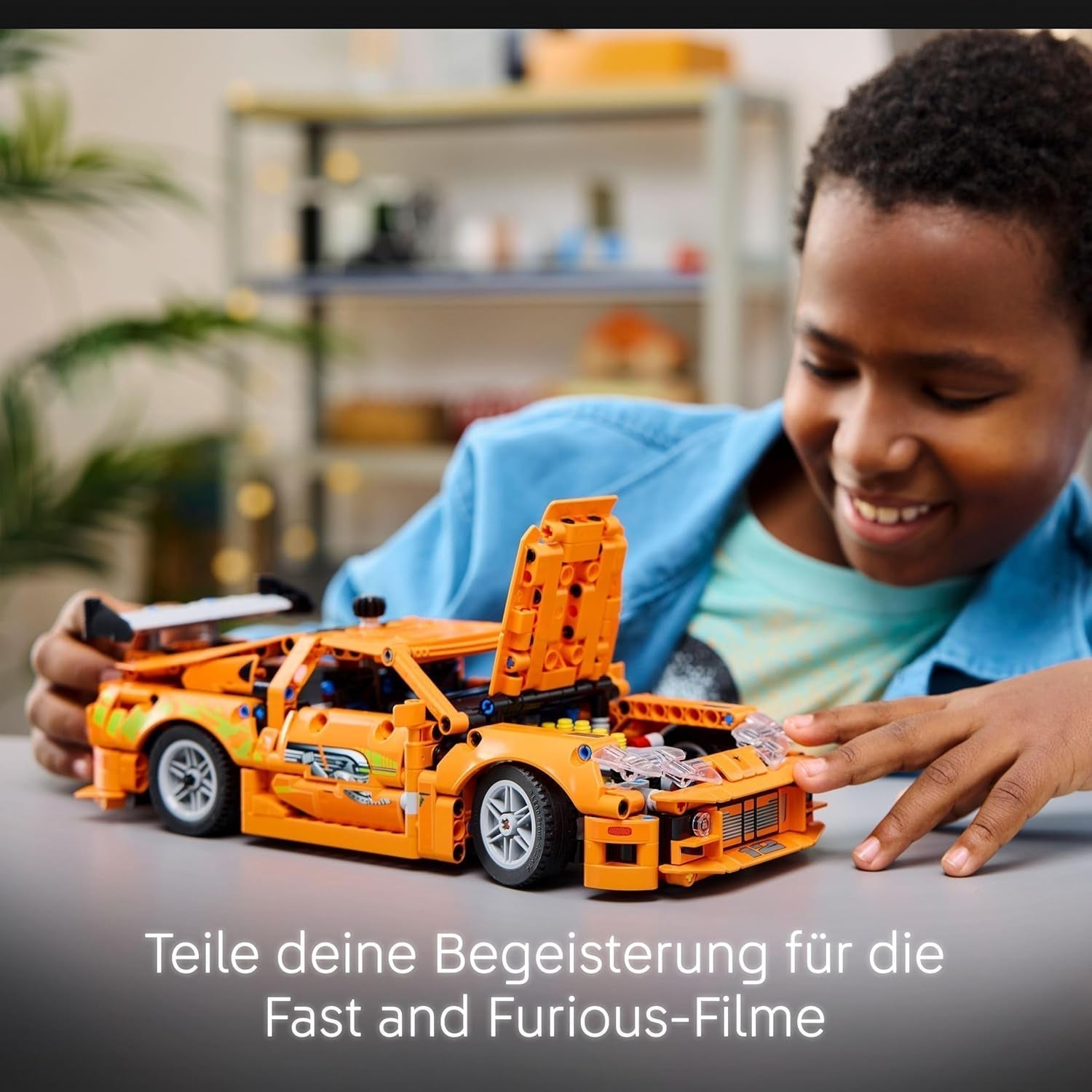 LEGO Technic Fast and Furious Toyota Supra MK4 - Játékautó - 6 hengeres motorral és nyitható ajtókkal - Modellkészlet 9 év feletti fiúknak és lányoknak - Születésnapi ajándékötlet 42204 Építőkészletek Beuche den LEGO-Store