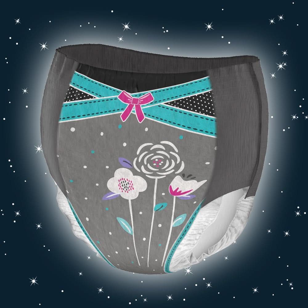 Huggies éjszakai pelenka, 8-15 éves lányoknak (27-57 kg), nagyon nedvszívó, 9 db (2 db-os csomag) Mother and Child Naty Shop