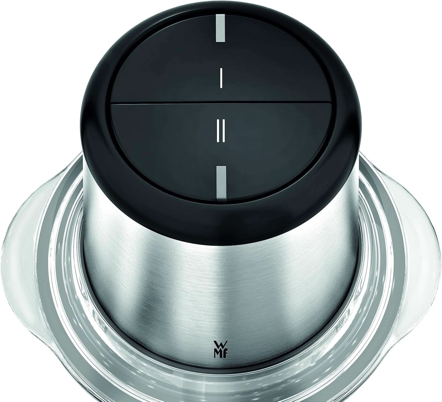 WMF Kult X Edition Zerkleinerer Elektrisch Mit Glasbehälter, Blitzhacker 320 W, 2 Geschwindigkeitsstufen, Großer Mixbehälter, Cromargan Matt Bucatarie Naty Shop