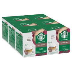 STARBUCKS Cappuccino by Nescafé Dolce Gusto Kaffeekapseln 6 x 12 (72 Kapseln)