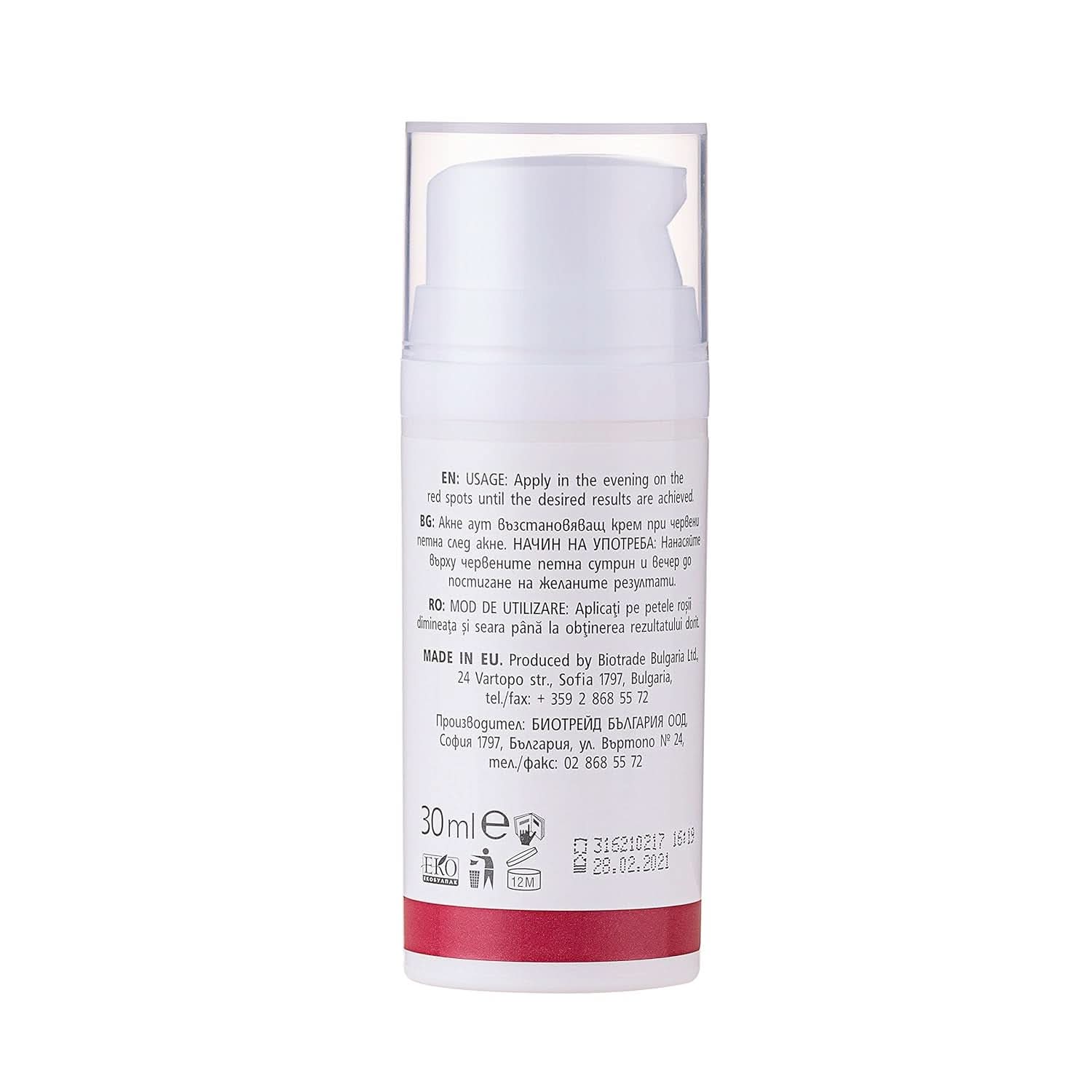Biotrade, Repair krém SPF 30 30Ml Speciális aknés hegekre Kozmetika és Szépségápolás Naty Shop