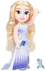 Disney Die Eiskönigin Singende ELSA The Snow Queen Puppe 35 cm, singt „Show Yourself“, inklusive Zubehör für zusätzlichen Spielspaß, perfekt für Mädchen ab 3 Jahren Weiß und Blau