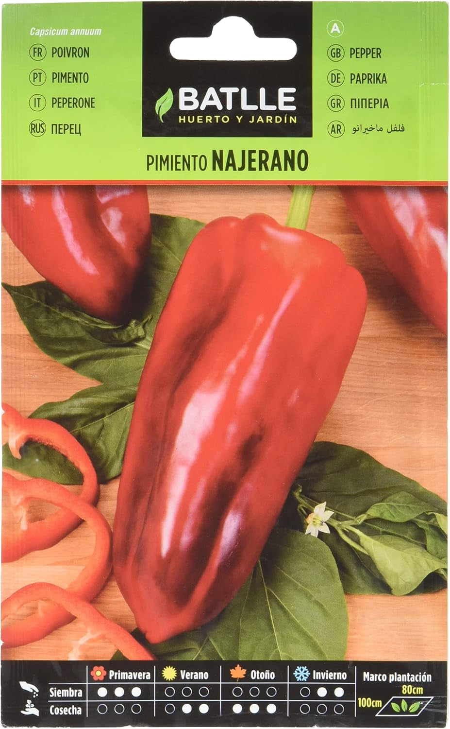 Batlle Gemüsesamen - Chili Paprika - Pimiento Padrón (150 Samen)