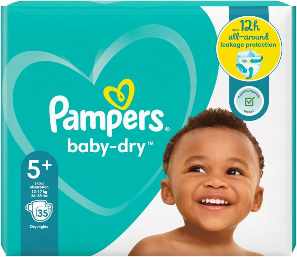 Pelenkák Pampers 81657566 Baby-Dry nadrág, fehér