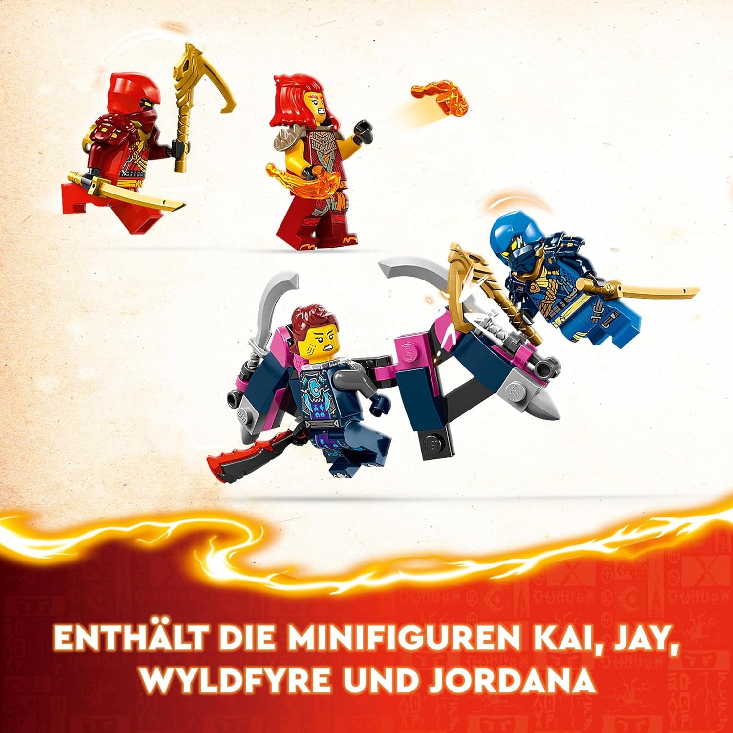 LEGO NINJAGO Kai nindzsa mászómech készlet, nindzsa játék megépíthető akciófigurával és 4 minifigurával, gyerek kalandkészlet, születésnapi ajándék 9 éves fiúknak és lányoknak 71812 Építőkészletek Beuche den LEGO-Store