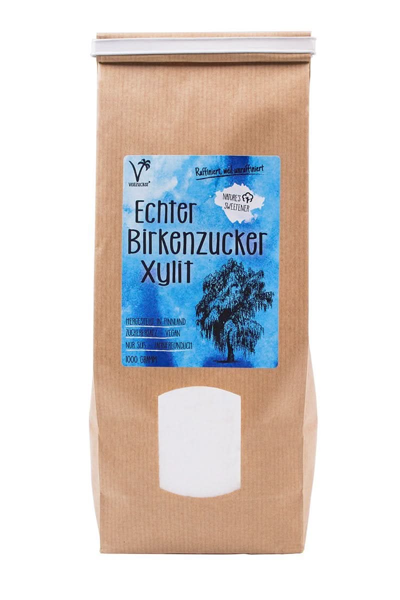 Eredeti nyírfacukor (xilit) Finnországból, 1 kg Sweeteners Naty Shop