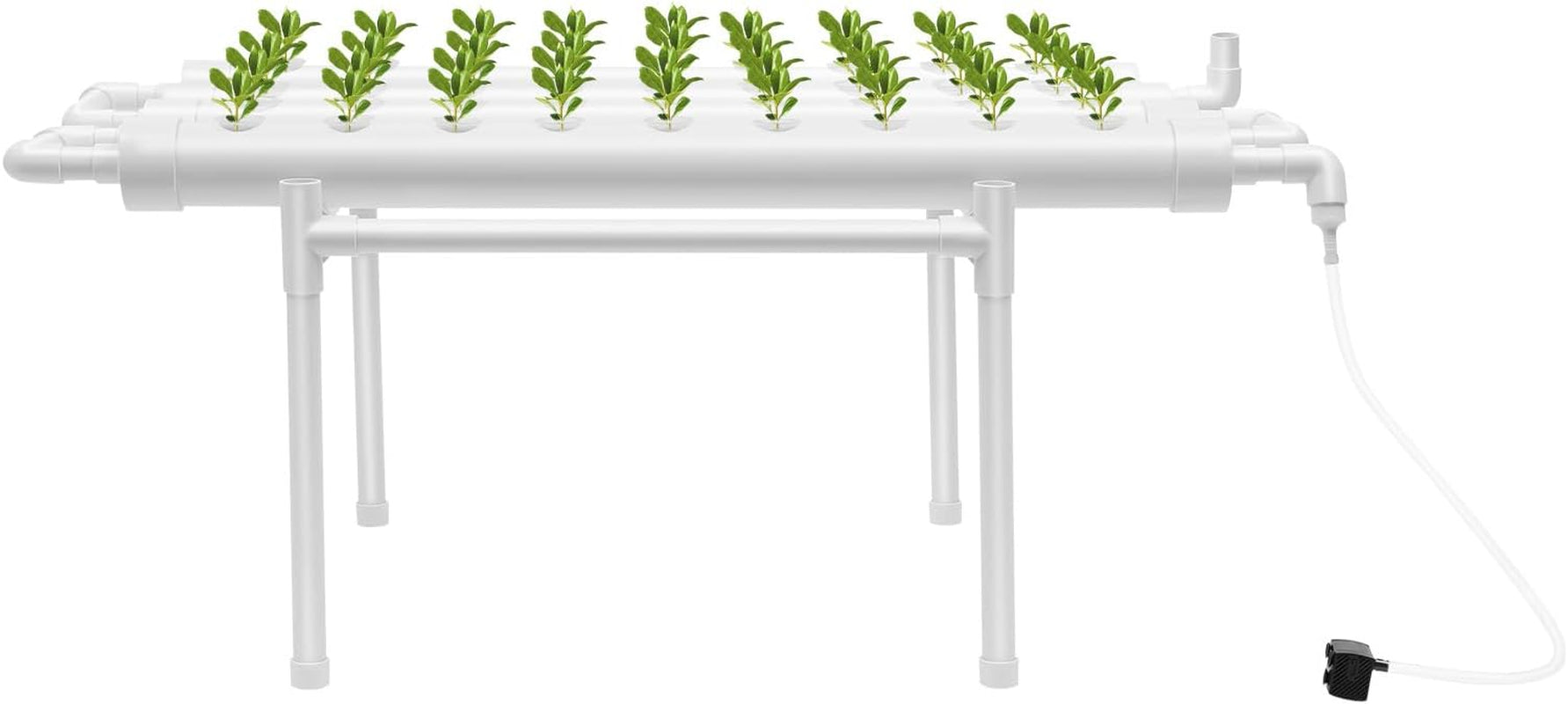 36 Planter hidroponikus termesztőkészlet, 100×50×30 cm-es hidroponikus termesztőkészlet, vízszivattyús hidroponikus termesztőrendszer, PVC-U talajmentes növénytermesztő rendszerek