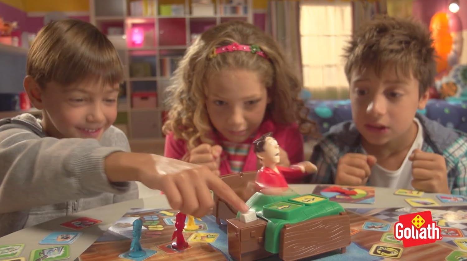 Goliath - LET DADDY SLEEP - Játék 5 éves kortól, 2-4 játékos számára - Szórakoztató és addiktív társasjáték fiúknak és lányoknak világos utasításokkal, kék