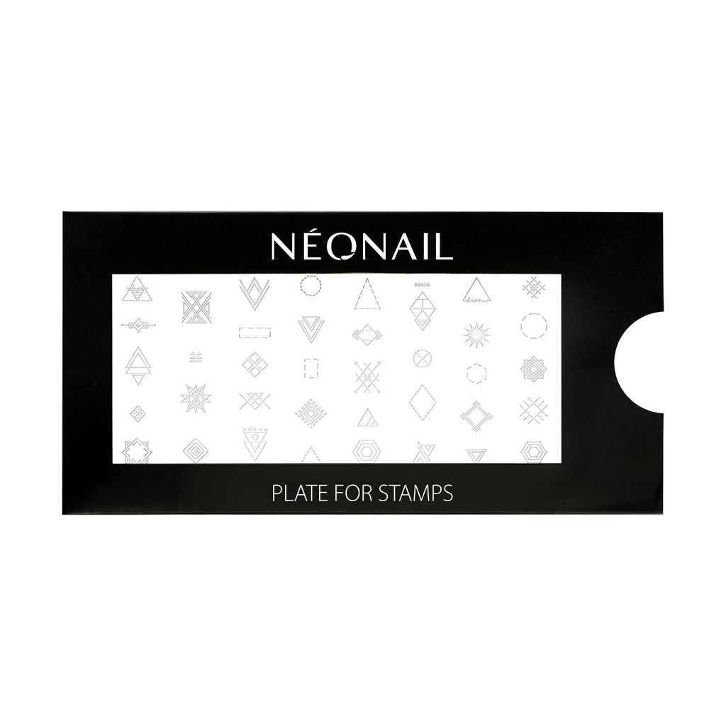 NÉONAIL Nagel Stempel Mit Schaber - Nägel Selber Machen - Nail Art Stamper - Nageldesign Für Nagel Schablone - French Nails Stempel - Silikon Nagelstempel