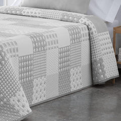 Világos ágytakaró Sofia 21 180 és 200 cm-es franciaágyakhoz, Ágytakaró 180 és 200 cm-es ágyakhoz, Szürke Ágyak és Huzatok Besuche den VIALMAN-Store