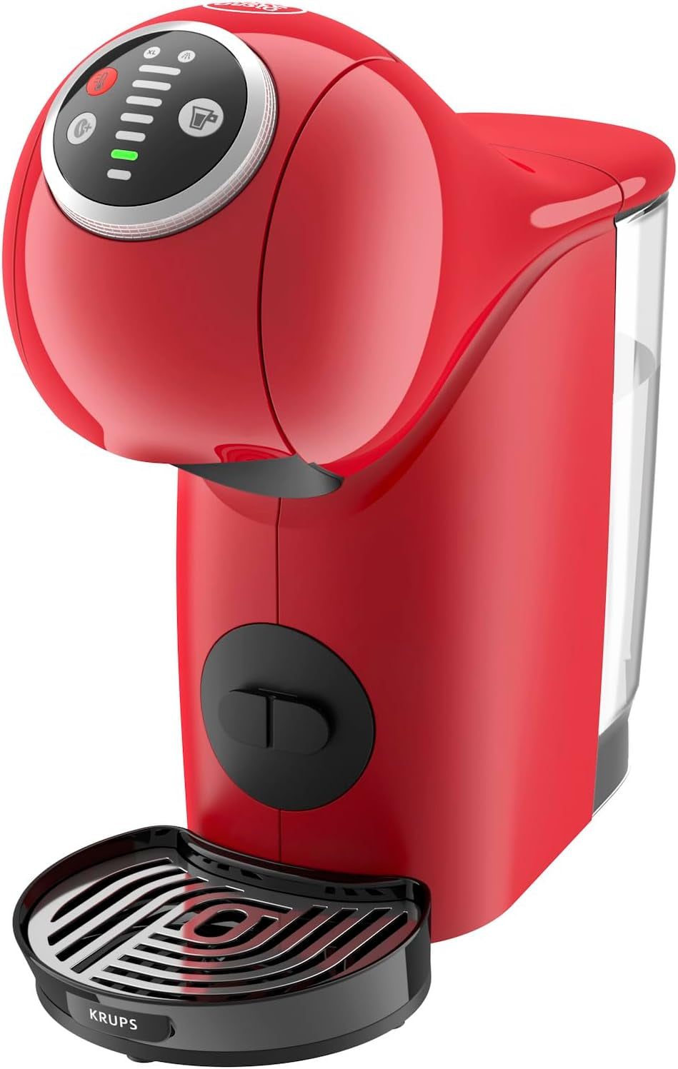 NESCAFÉ Dolce Gusto Genio S Plus de Krups, aparat de cafea compact cu capsule, capacitate 0,8 litri, 1500 wați, avertizare automată de detartrare, gri cosmic, KP340B