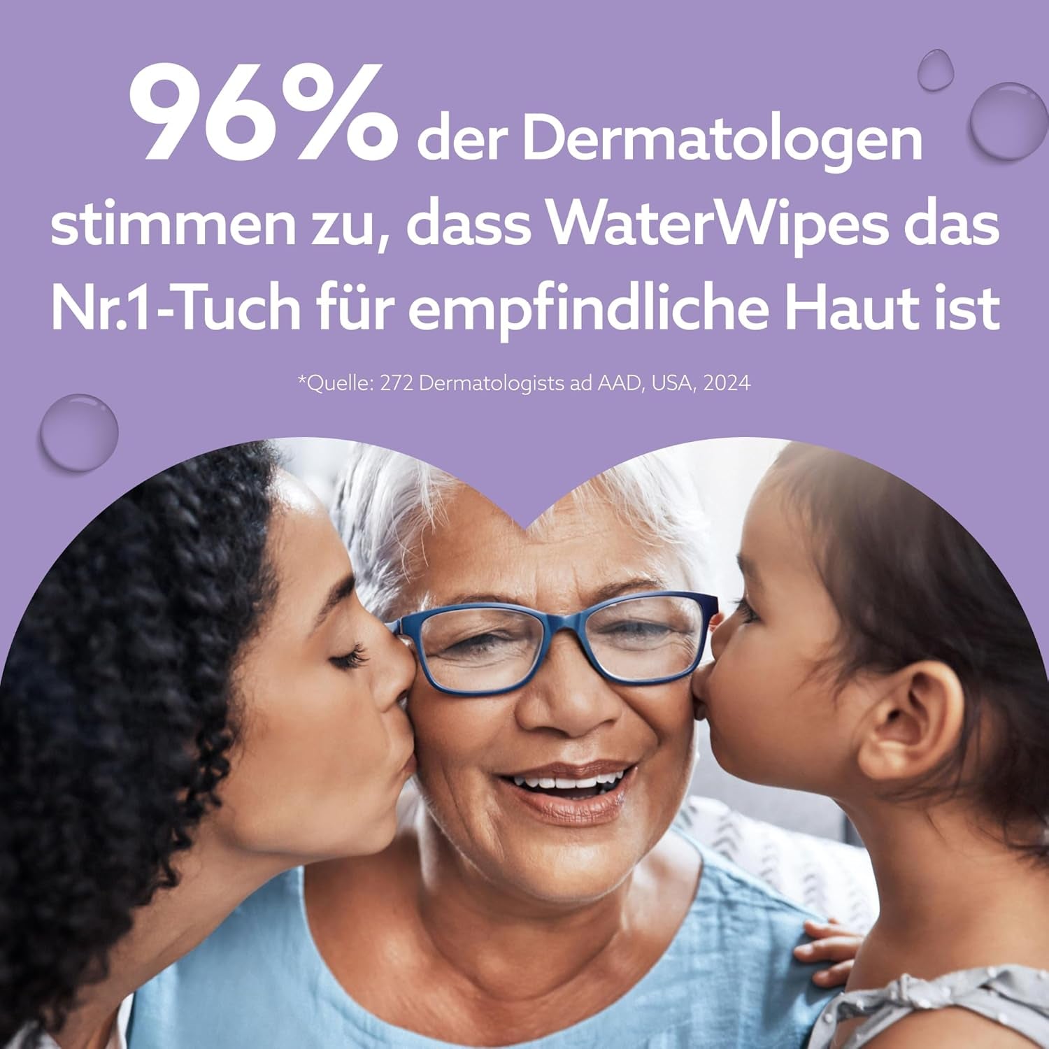 WaterWipes Sensitive+ nyugtató, tiszta nedves törlőkendők, 720 darab (12 csomag), 3 az 1-ben tisztító, ápoló és nyugtató, 99% víz növényi kivonattal, illatmentes baba nedves törlőkendők