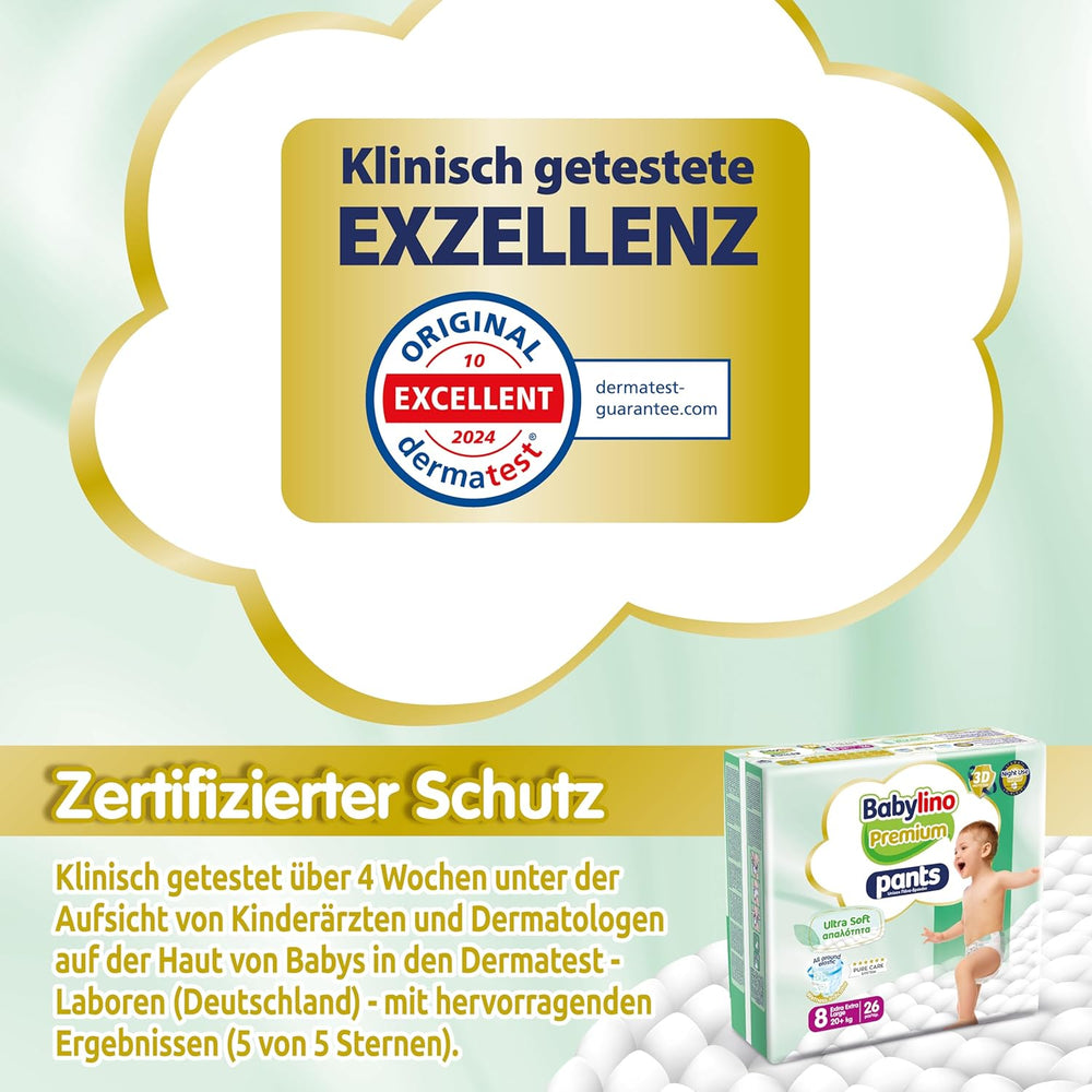 Prémium 8-as méretű nadrág Ultra-Soft szűrővel, XXL (20+ kg), 26 darab