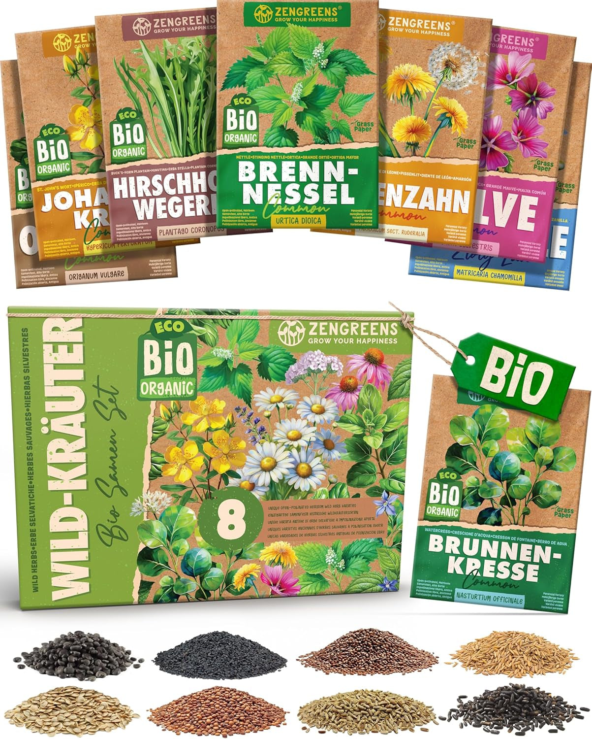 Bioparadicsommag 10-10 db-os paradicsommag készletben a kertben, erkélyen vagy magaságyásban történő egyszerű termesztéshez - Vetőmagok - Palánták