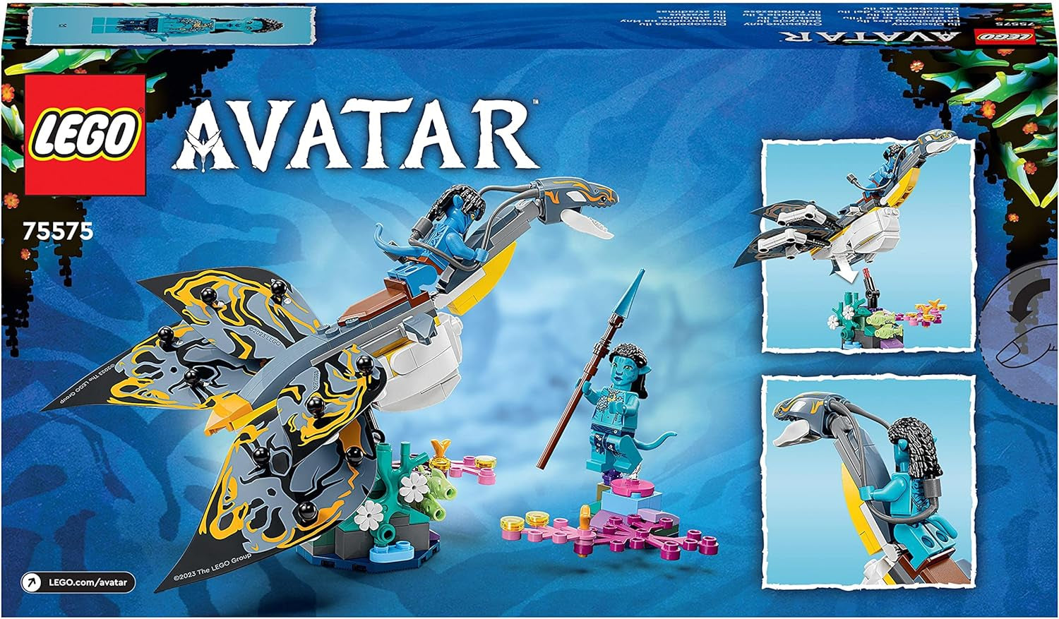 LEGO Avatar Az Ilu felfedezése vízi ösvény építőjáték víz alatti Pandora figurával gyűjtőkészlet gyerekeknek és filmrajongóknak 8 éves kortól 75575 építőkészlet Besuche den LEGO-Store