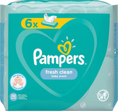 Pampers 81688049 Fresh Clean babatörlő, fehér